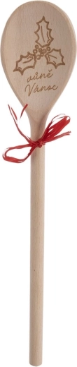 Cuchara ovalada de madera Vůně Vánoc 30,5 cm - 1 pieza