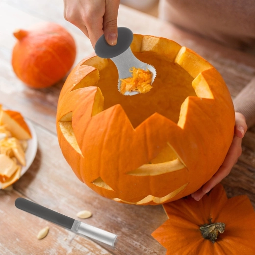 Vaciado rápido de la calabaza sin esfuerzo