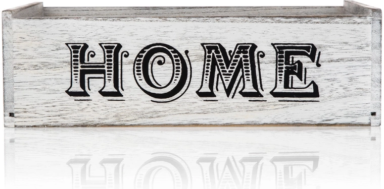Diseño rústico con el texto HOME