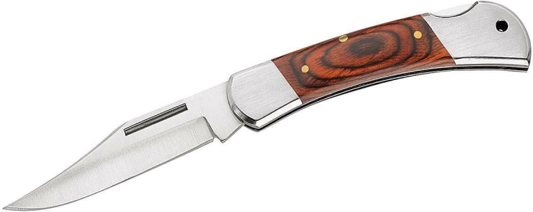 Cuchillo de bolsillo clásico con madera Pakka 8,5 cm