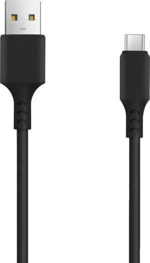 Cable Setty USB–microUSB 1 m, 2 A, negro