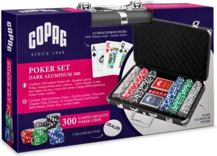Set de póker de 300 fichas
