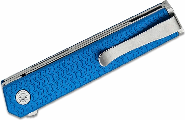 Mango de aluminio texturizado y clip reversible