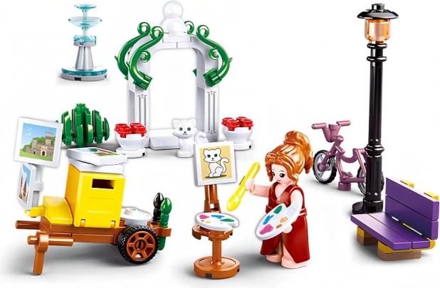 Sluban Sueño de Niña Aldeíta - Pintora en el parque