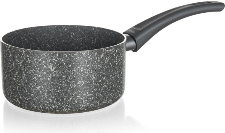 Cazo con revestimiento antiadherente GRANITE Grey 16 cm
