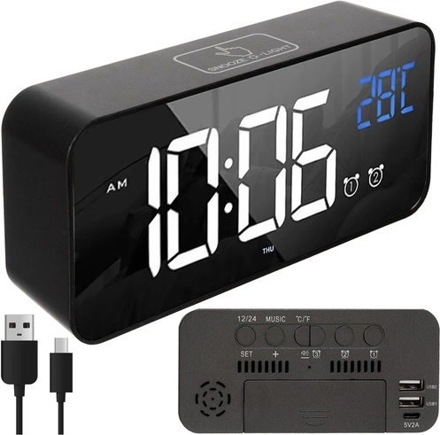 Despertador digital LED Izoxis