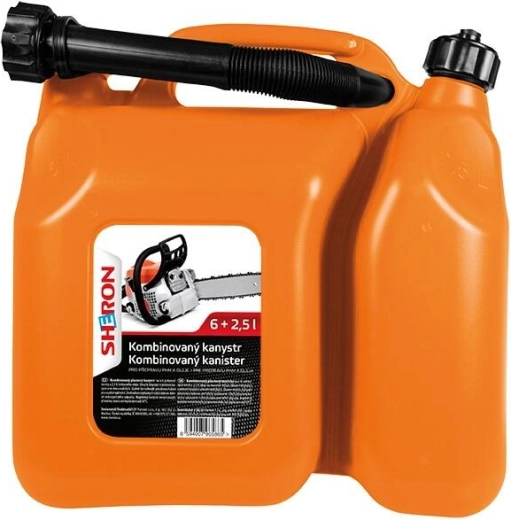 Bidón de combustible KOMBI 6 l + 2,5 l para aceite