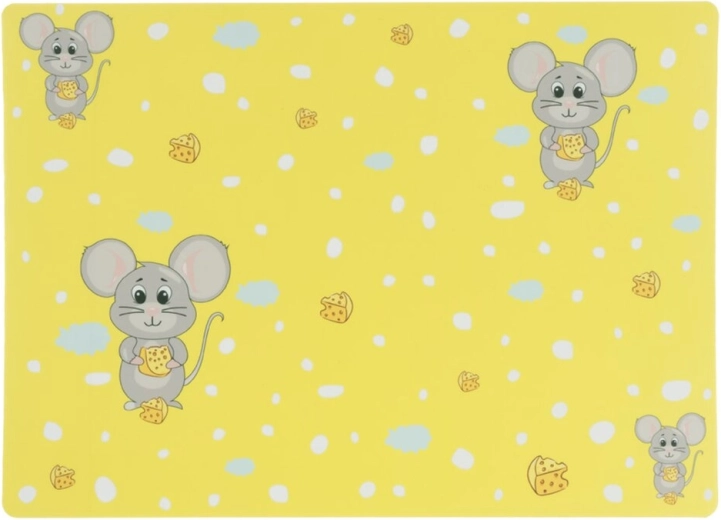 Mantel individual infantil con ratoncito 35 × 25 cm