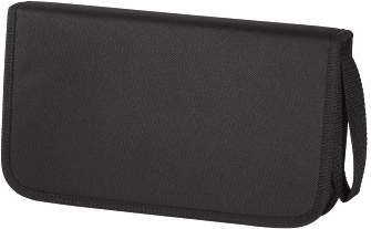 Funda para CD y DVD 64 uds. negra