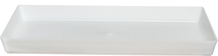 Plato para jardinera de 40 cm blanco