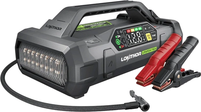 Lokithor JA3000 PRO fuente de arranque multifunción 3000 A con compresor y powerbank