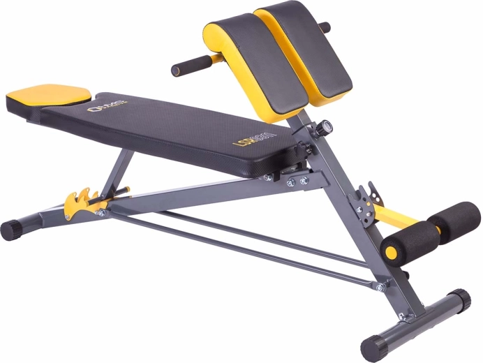 Banco de musculación multifunción con hiperextensión HMS Premium LSR8311