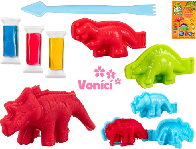 Crayola plastilina aromática para moldear con dinosaurios, set para niños