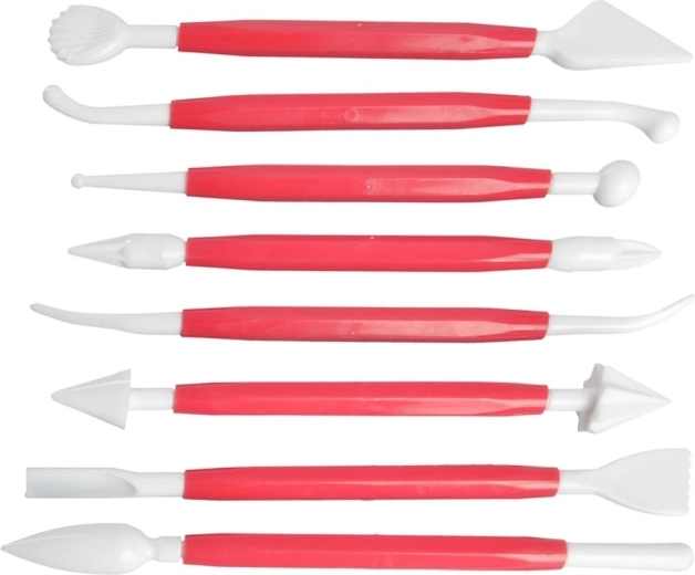 Set de espátulas de modelado para tartas, 8 uds