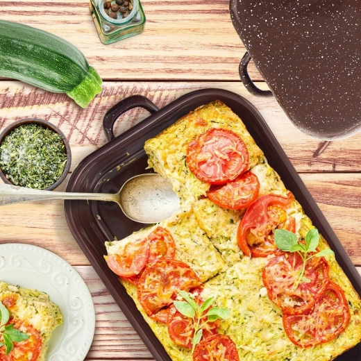 2 en 1: tapa como fuente de gratinado independiente