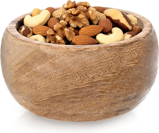Cuenco de madera de mango 14 cm, 450 ml