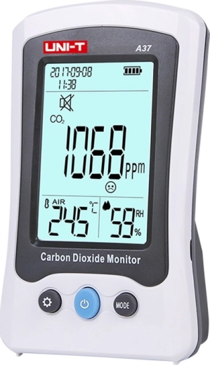 Medidor de CO2 y calidad del aire Uni-T A37