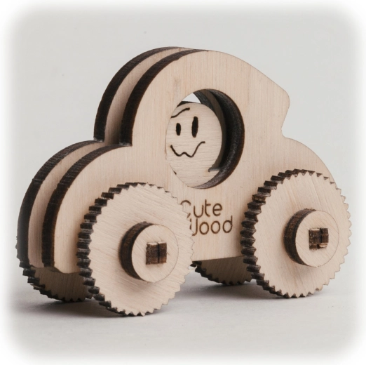 Cutewood rompecabezas 3D de madera mini escarabajo