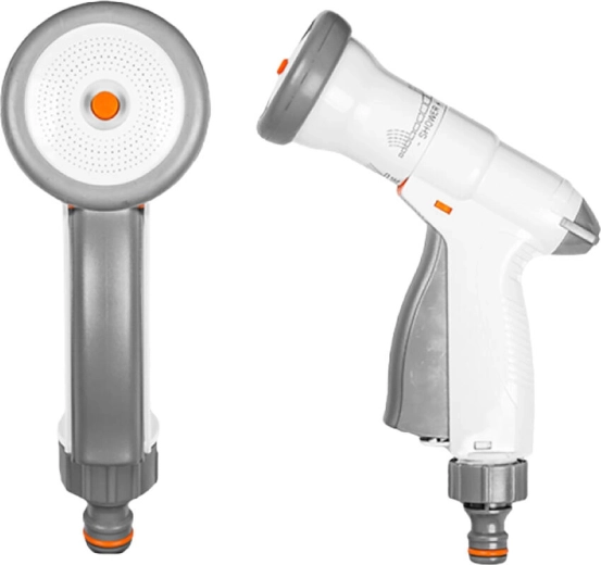 Pistola pulverizadora para manguera con 3 funciones EXCLUSIVE WHITE LINE
