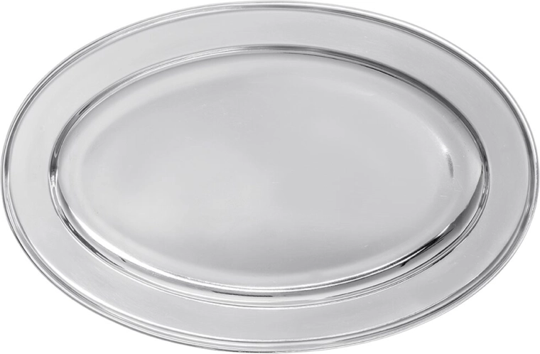 Bandeja de servir de acero inoxidable 30 × 20,5 cm