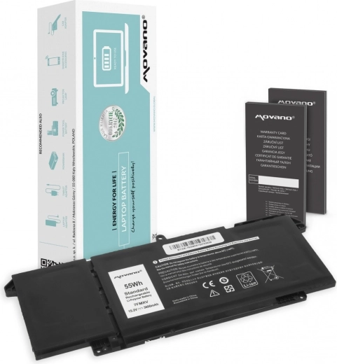 Batería Movano 7FMXV para Dell Latitude 5320, 7320, 7420 y 7520