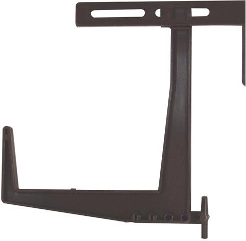 Soporte ajustable para jardineras de balcón, marrón 15 × 13 cm
