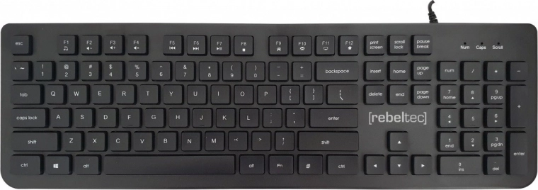 Teclado multimedia USB de tamaño completo Solidero