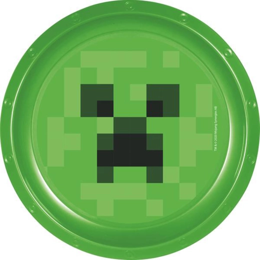 Plato de plástico Minecraft 22 cm