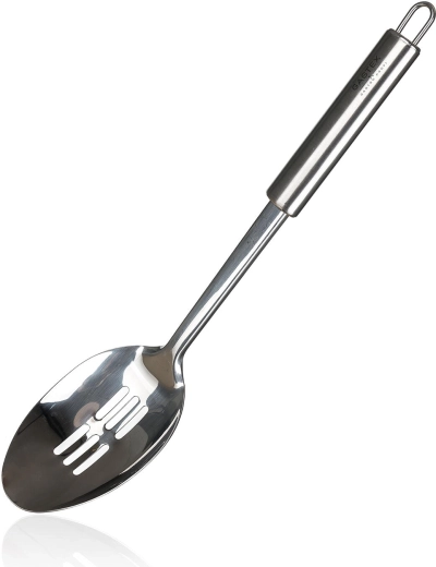 Cuchara perforada de acero inoxidable AZORA 31 × 7 cm