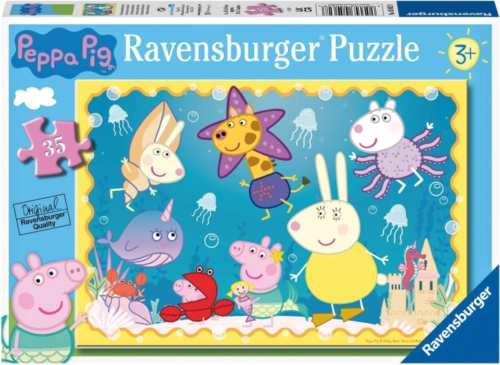 Puzzle Ravensburger Peppa Pig: Mundo submarino 35 piezas