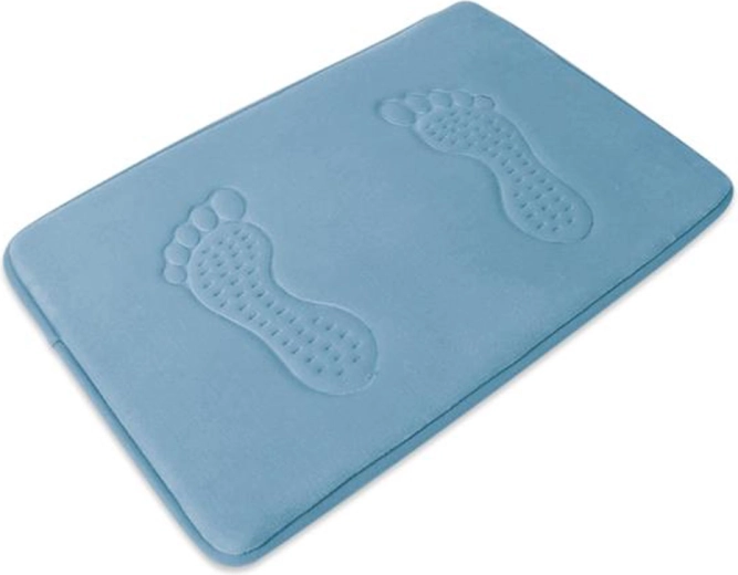 Alfombrilla de baño Toro 50 × 80 cm azul claro