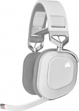 Auriculares inalámbricos para juegos HS80 RGB con sonido envolvente blancos