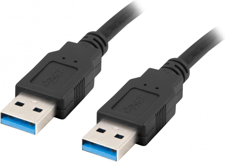 Cable USB USB-A (macho/macho) 3.0 0,5 m negro