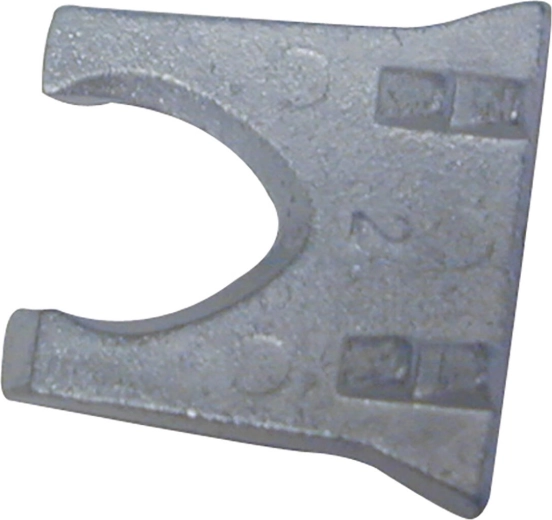Cuña metálica de fijación perfil 8, 38 × 35 mm (5 uds)