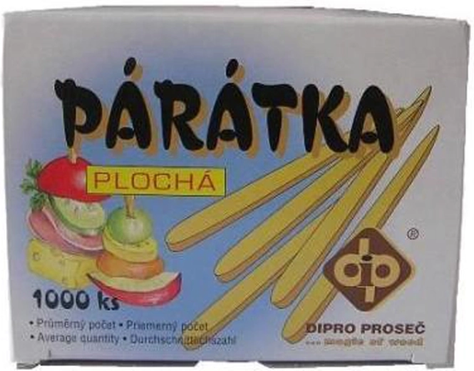 Palillo de madera en caja de papel 1000 uds