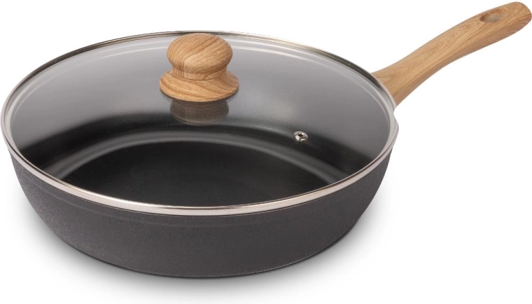Sartén Lamart Natur con tapa, 28 cm