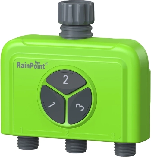 Controlador de riego Wi‑Fi de 3 zonas RainPoint - 1 pieza