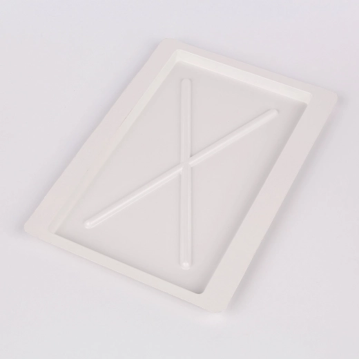 Metpol bandeja recogegotas blanca para escurridor de dos niveles 40 cm (35,5 × 23 cm)