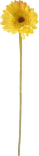 Gerbera artificial amarilla 61 cm