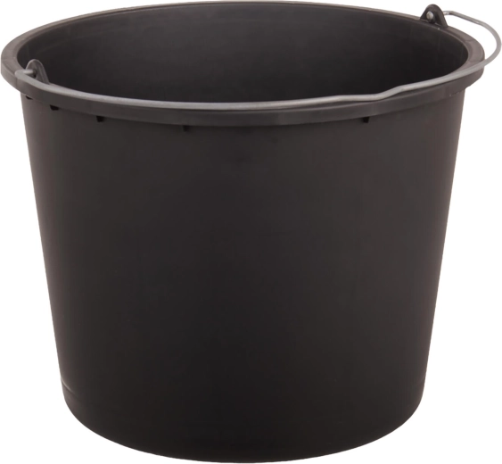 Cubo de plástico de albañil de 16 l