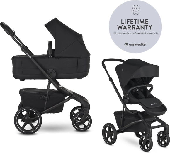 Easywalker Jimmey 2v1 cochecito combinado Pepper Black LITE RWS