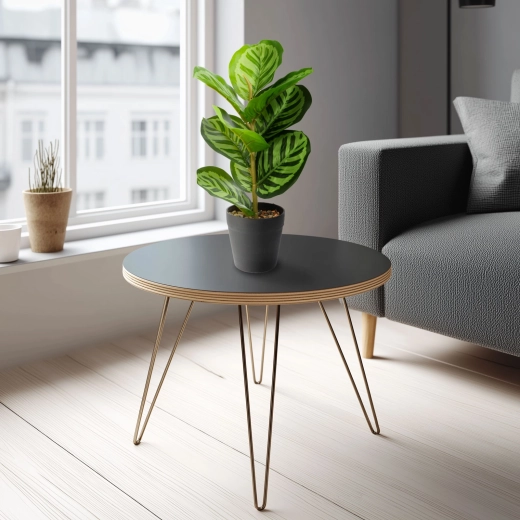 Planta decorativa artificial con hoja de cebra verde
