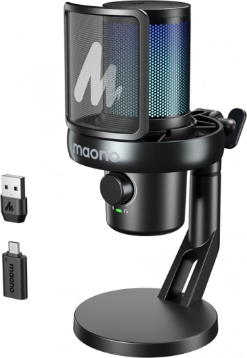 Micrófono gaming Maono DM40 Pro negro