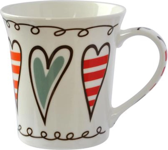 Taza de porcelana Toro corazón 350 ml