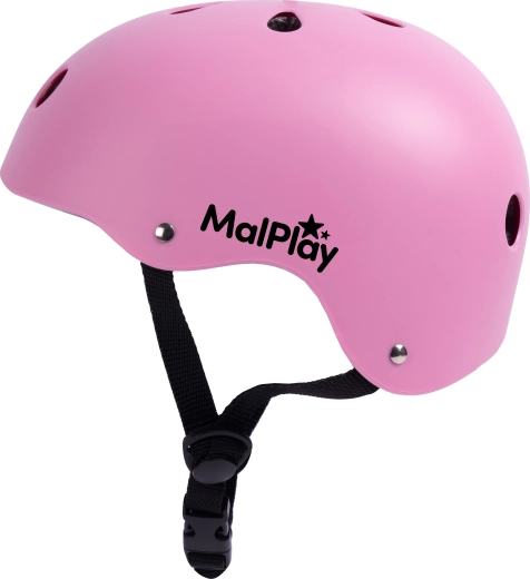 casco ciclista infantil SafeKiddo rosa (S, 48–54 cm)