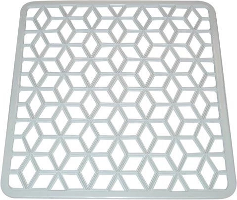 Alfombrilla de goma para fregadero 31 × 28 cm