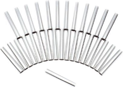 Tubos rectos para hornear de 8 cm, set de 30 uds