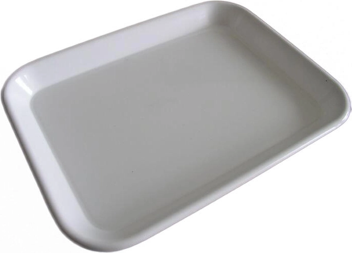 Bandeja de servir de plástico 20 × 15 × 2 cm – mix de colores