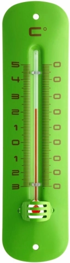 Termómetro analógico para interior y exterior TFA – metal lacado verde