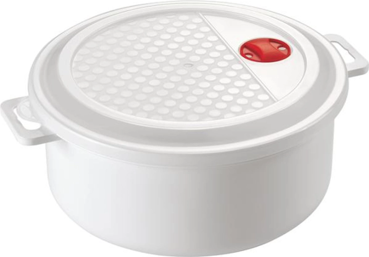 Recipiente de plástico para microondas con tapa 3 l Heidrun